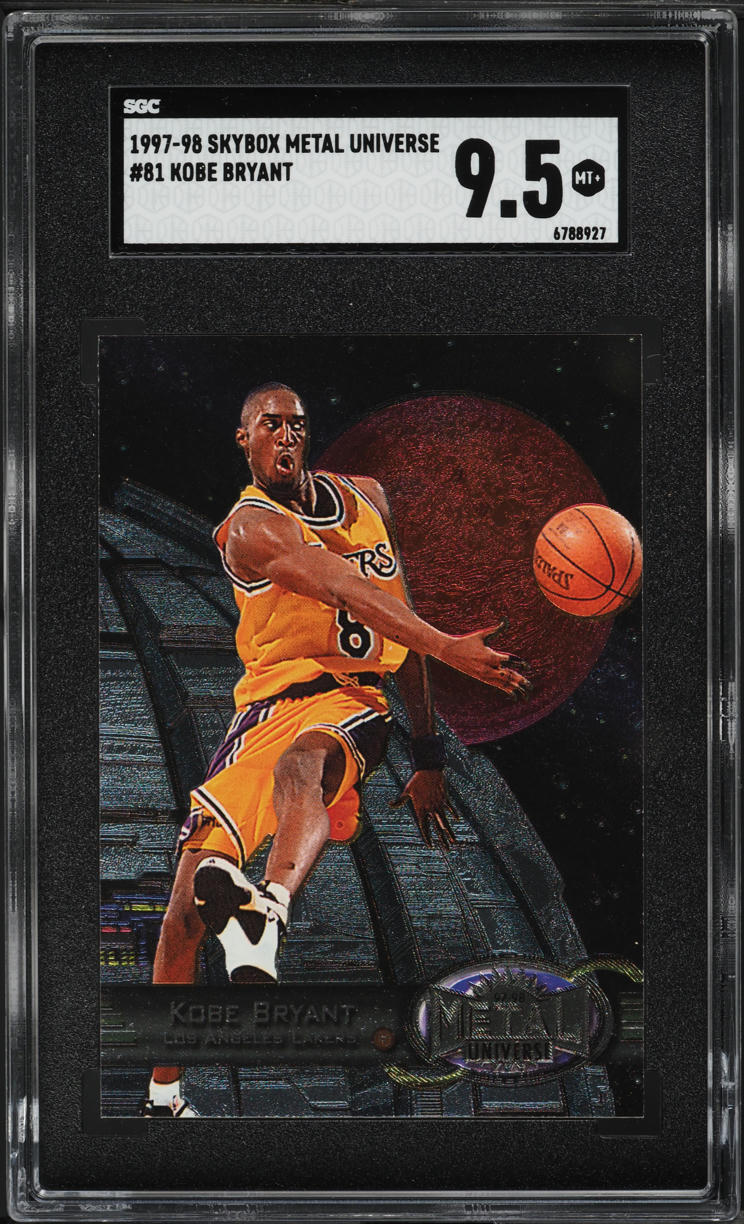 1997 Metal Universe Kobe Bryant #81 SGC 9.5 MINT+
