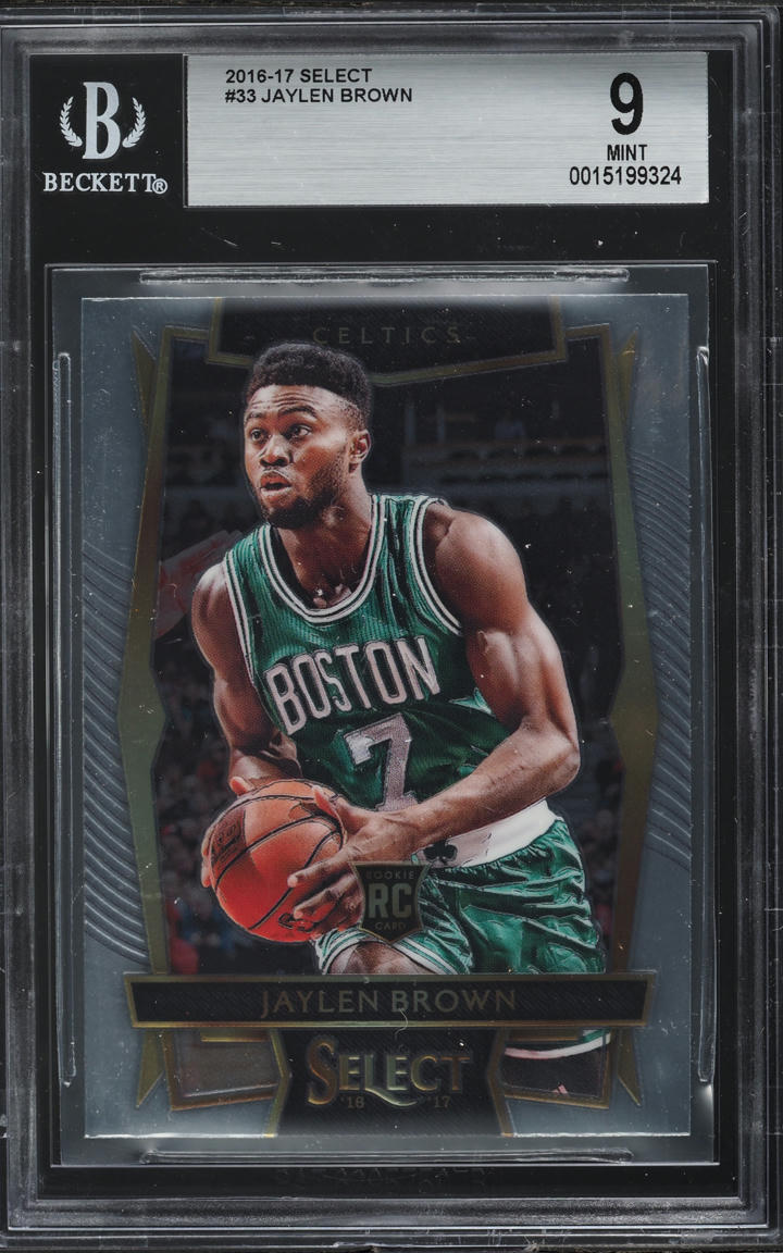 2016 Select Basketball Jaylen Brown ROOKIE #33 BGS 9 MINT