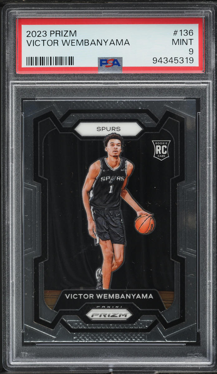 2023 Panini Prizm Victor Wembanyama ROOKIE #136 PSA 9 MINT
