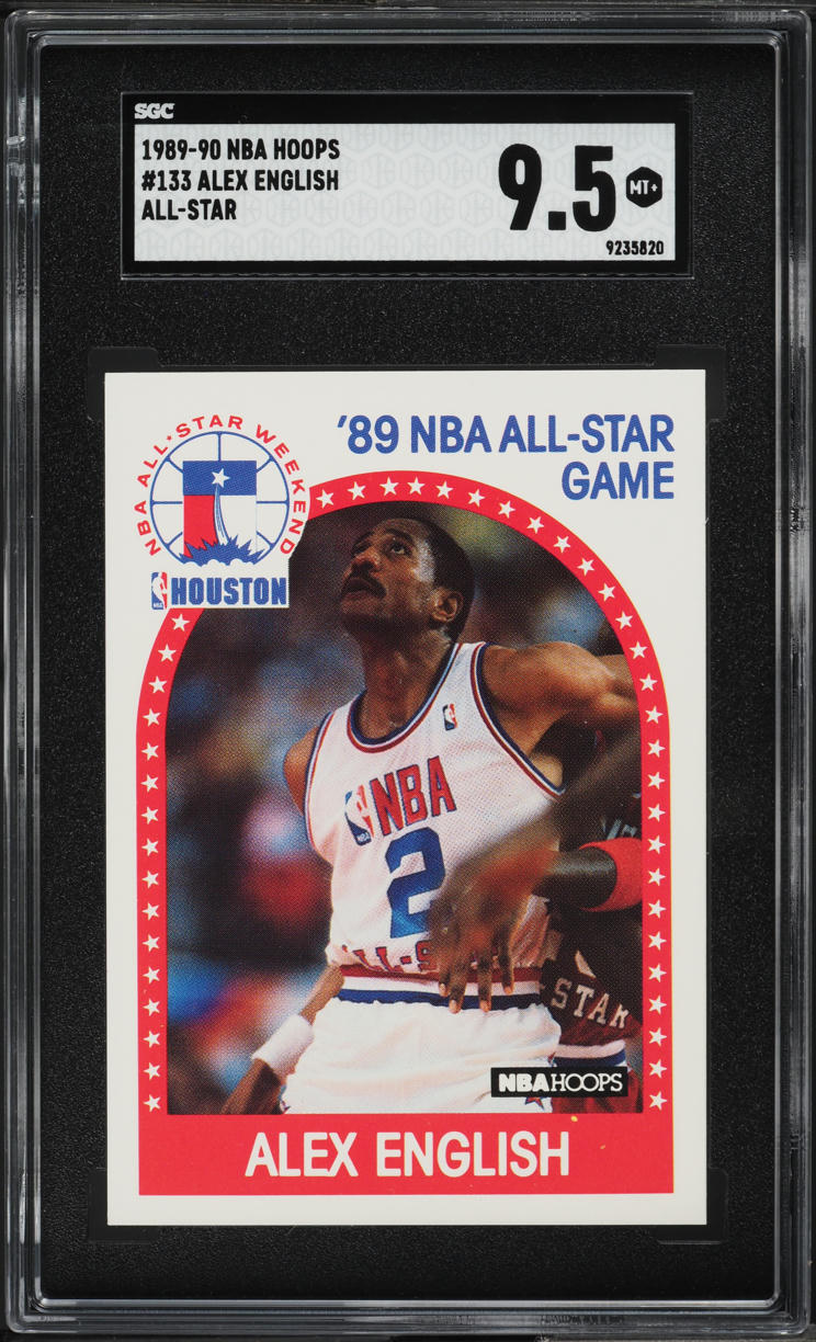 1989 Hoops Alex English ALL-STAR #133 SGC 9.5 MINT+