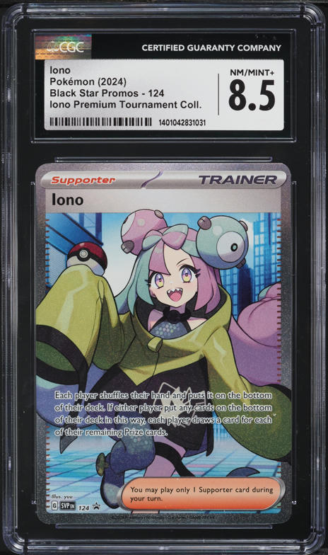 2024 Pokemon SV Promo Premium Tournament Collection Iono #124 PSA