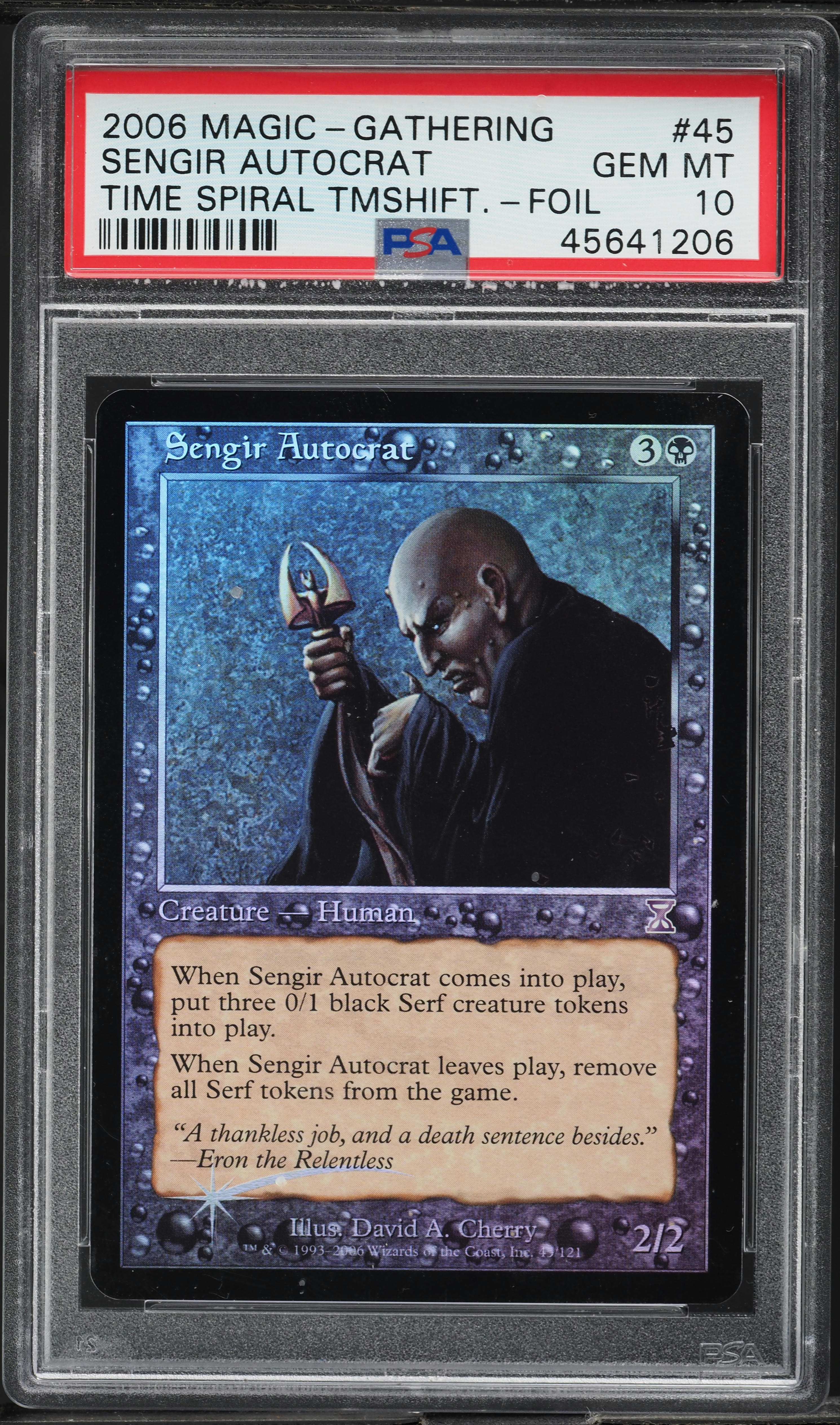 2006 Magic The Gathering MTG Time Spiral Timeshifted Foil Sengir