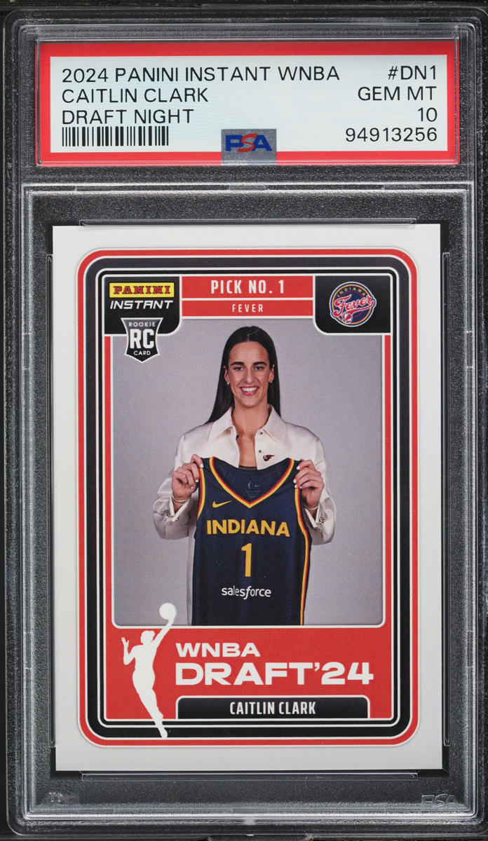 2024 Panini Instant WNBA Draft Night Caitlin Clark ROOKIE #DN-1 PSA 10 GEM MINT