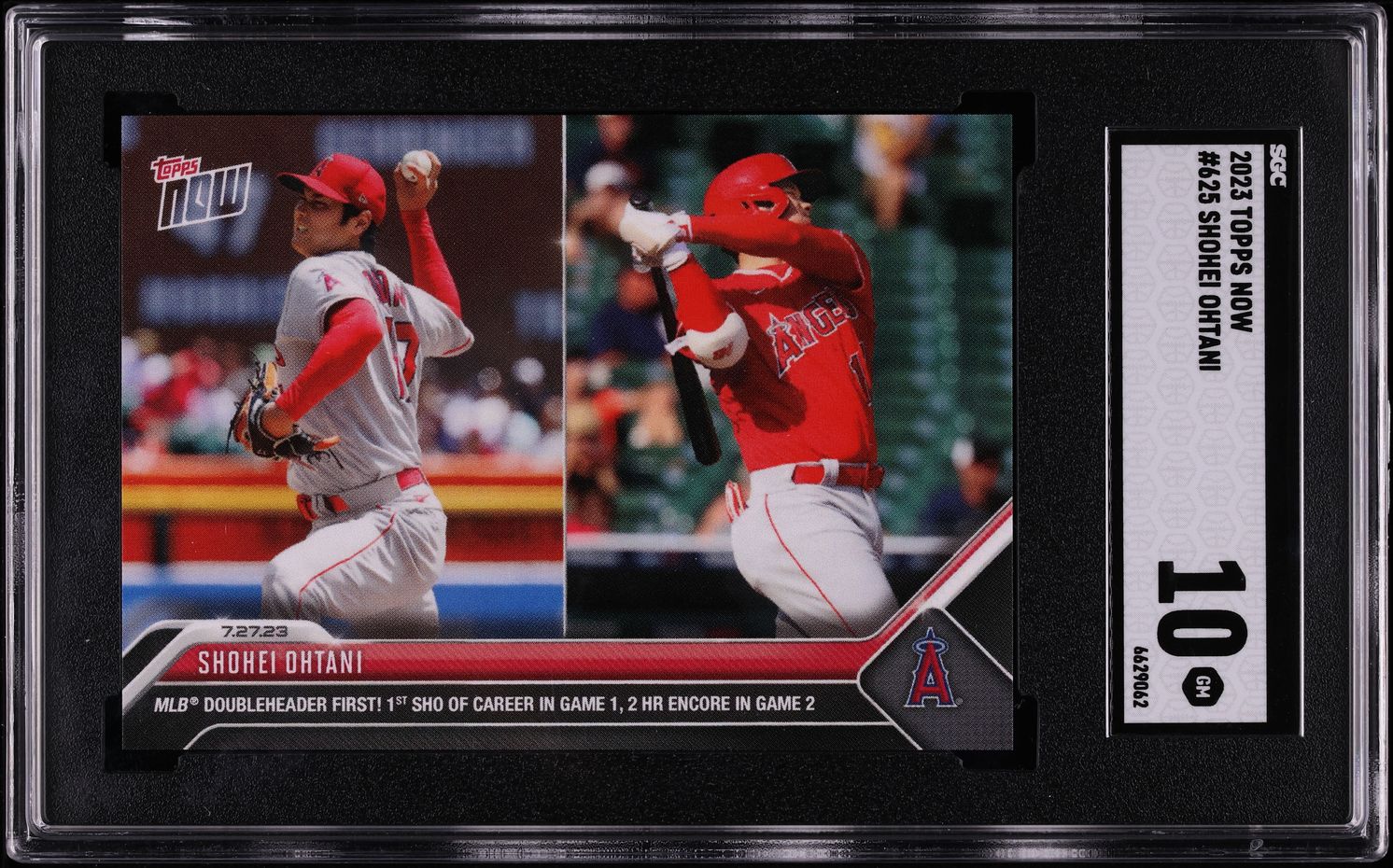 2023 Topps Now Shohei Ohtani #625 SGC 10 GEM MINT