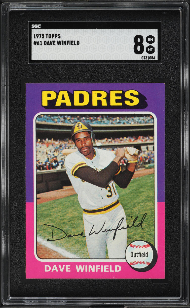 1975 Topps Dave Winfield #61 SGC 8 NM-MT