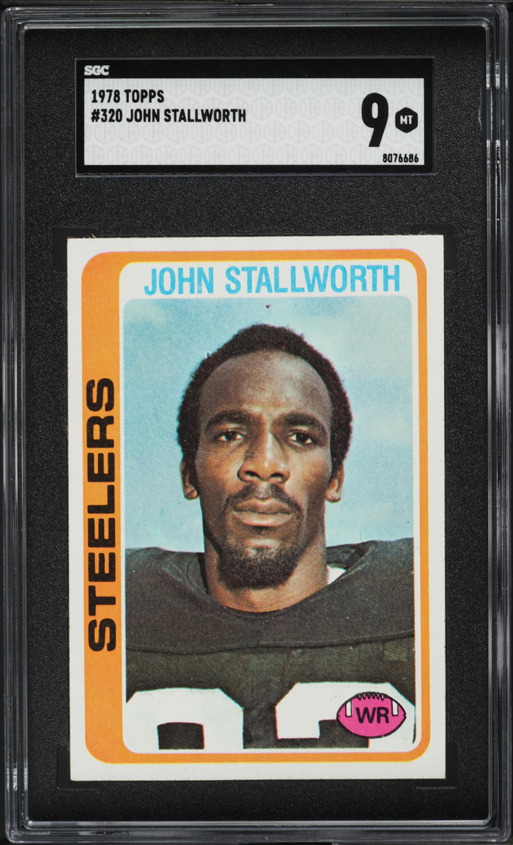 1978 Topps Football John Stallworth ROOKIE #320 SGC 9 MINT