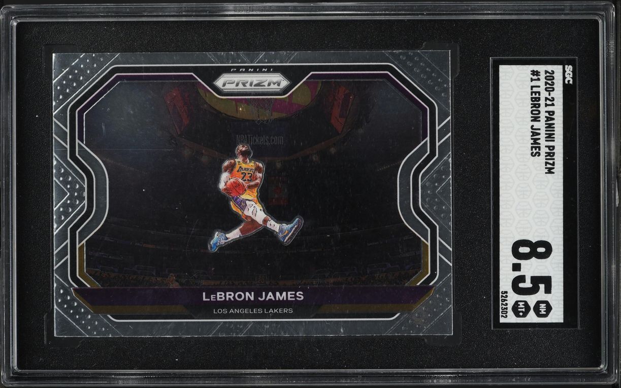 2020 Panini Prizm LeBron James #1 SGC 8.5 NM-MT+
