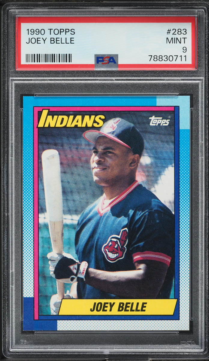1990 Topps Joey Belle ROOKIE #283 PSA 9 MINT