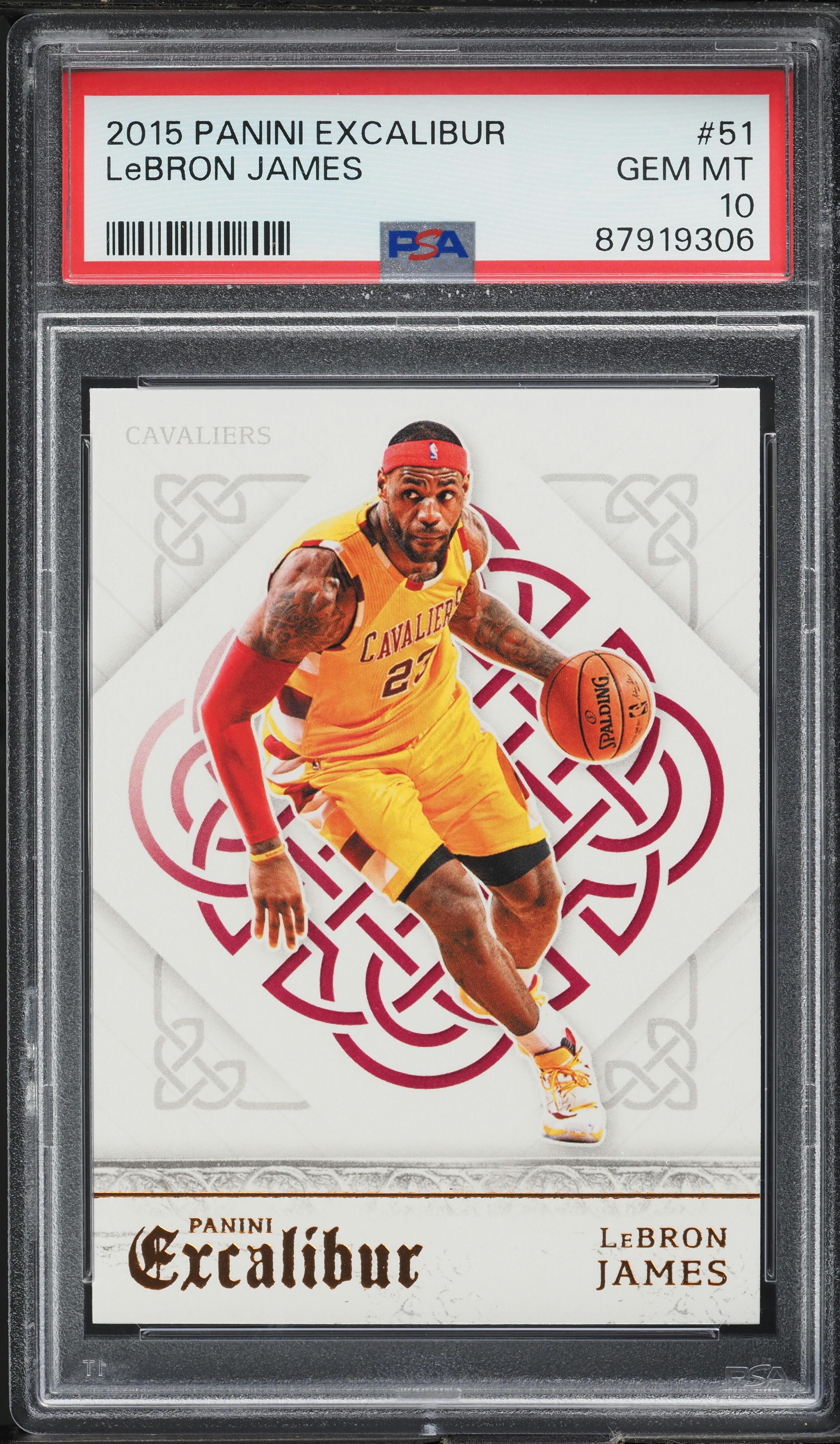 2015 Panini Excalibur LeBron James #51 PSA 10 GEM MINT on Fanatics