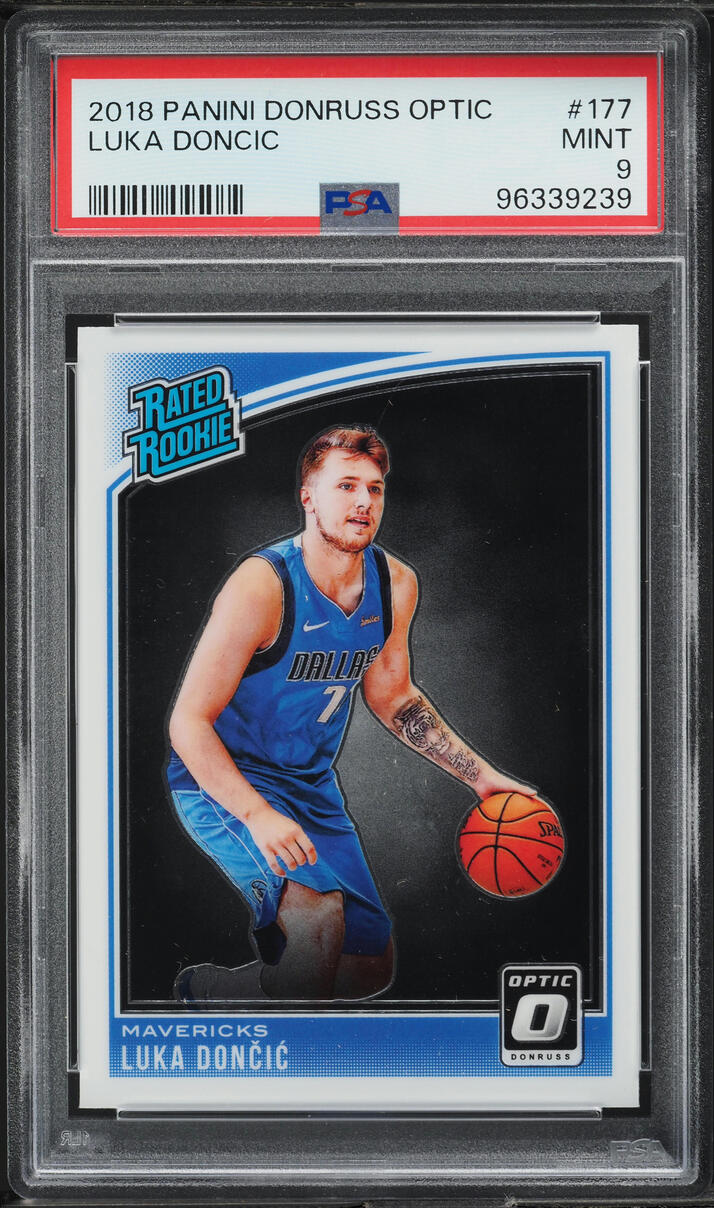 2018 Donruss Optic Luka Doncic ROOKIE #177 PSA 9 MINT