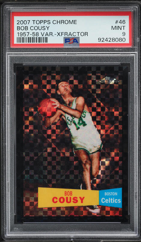1957 Topps Basketball Bob Cousy ROOKIE #17 SGC 5 EX (PWCC-A) on