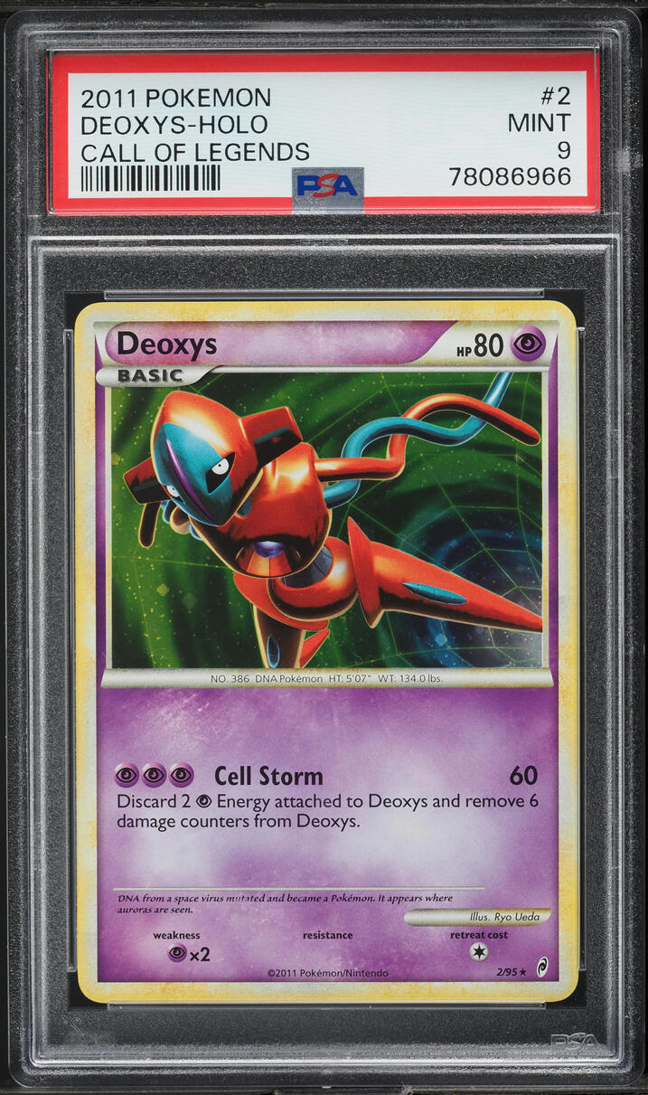PSA8 ブラッキー 2011 Call of Legends holo 2011 Pokemon Call Of Legends Holo Deoxys #2 PSA 9 MINT on Fanatics