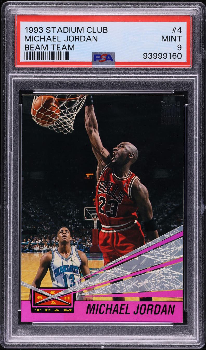 1993 Stadium Club Michael Jordan Beam Team #4 PSA 9 | Card Ladder
