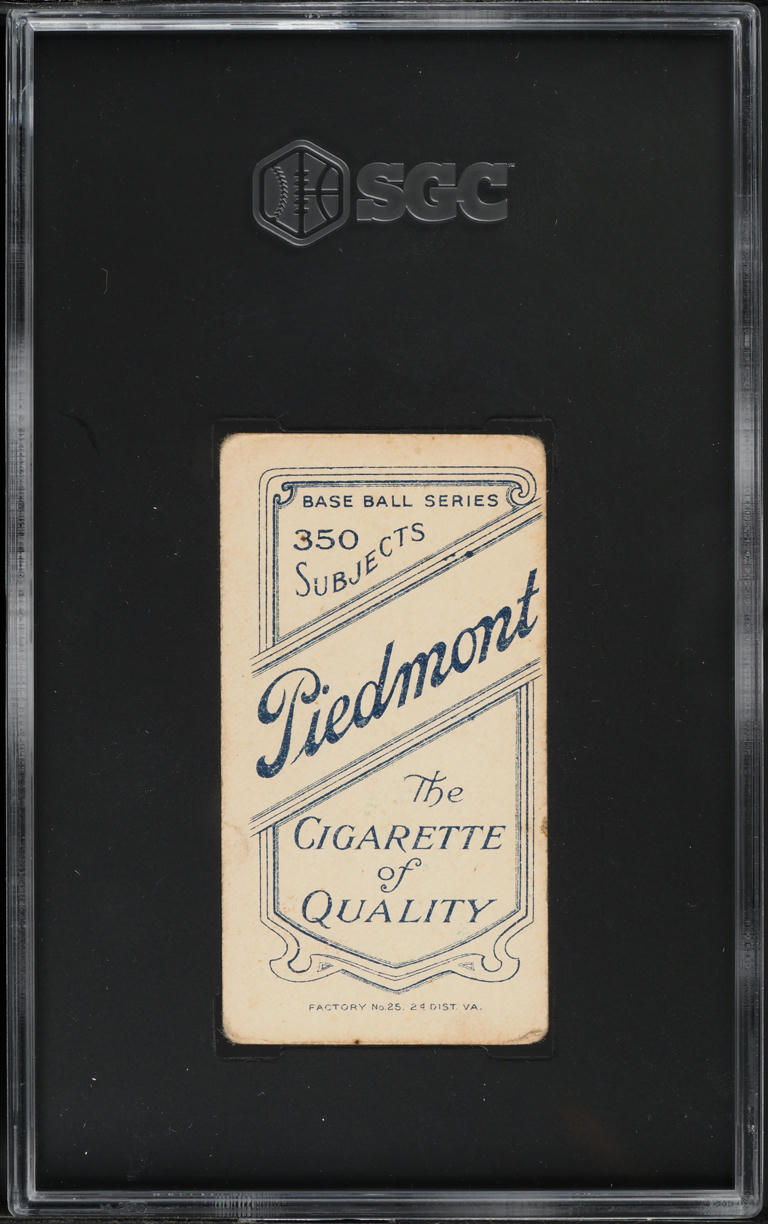 1909-11 T206 Peaches Graham SGC 2.5 GD+