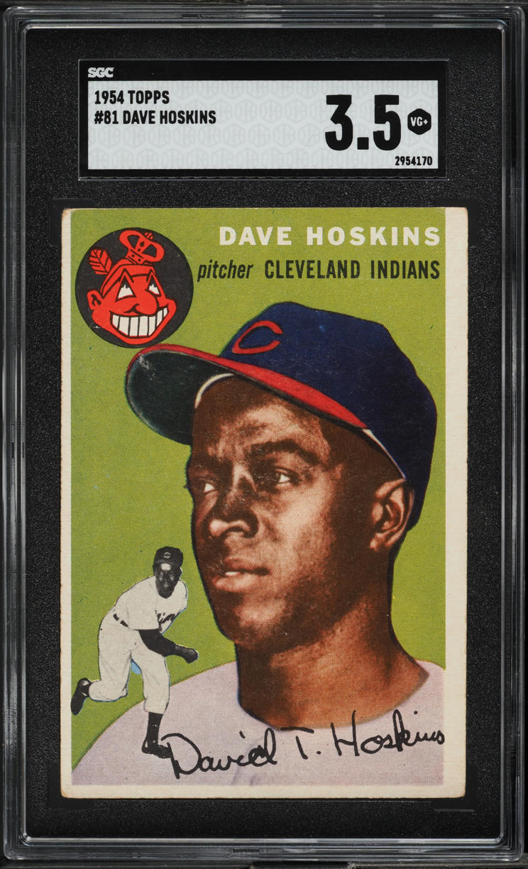 1954 Topps Dave Hoskins #81 SGC 3.5 VG+