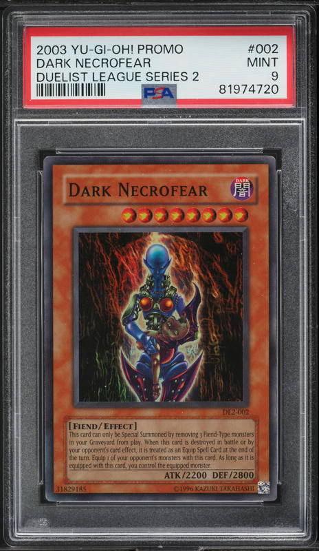 2003 Yu-Gi-Oh! Duelist League Series 1 Super Rare Thousand-Eyes Restrict  #DL1-001 CGC 6.5 EXMT+ on Fanatics Collect
