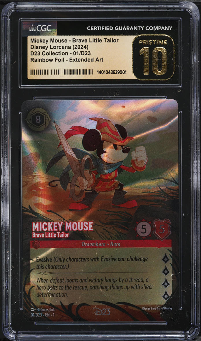 2024 Disney Lorcana D23 Collection Rainbow Foil Mickey Mouse #1