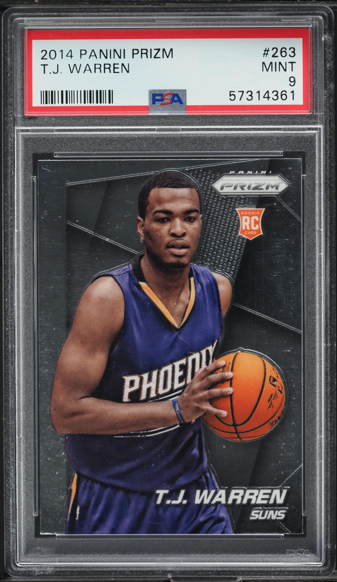 2014 Panini Prizm T.J. Warren ROOKIE #263 PSA 9 MINT