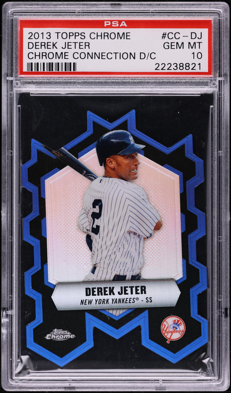 2013 Topps Chrome Connection Die-Cut Derek Jeter #CC-DJ PSA 10 GEM