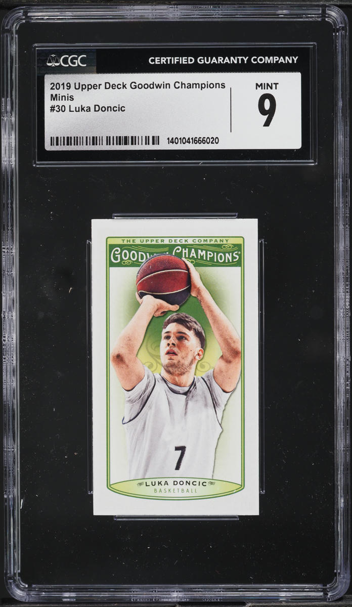 2019 Upper Deck Goodwin Champions Minis Luka Doncic #30 CGC 9 MINT