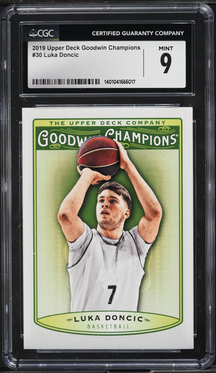 2019 Upper Deck Goodwin Champions Luka Doncic #30 CGC 9 MINT