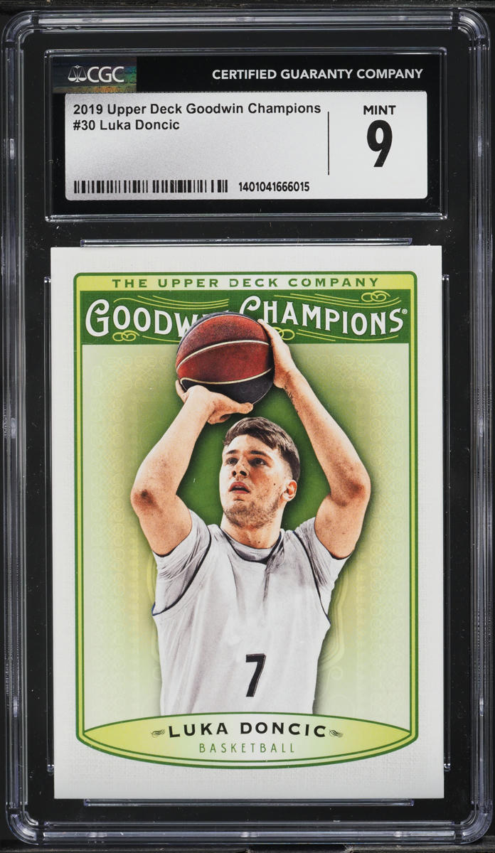 2019 Upper Deck Goodwin Champions Luka Doncic #30 CGC 9 MINT