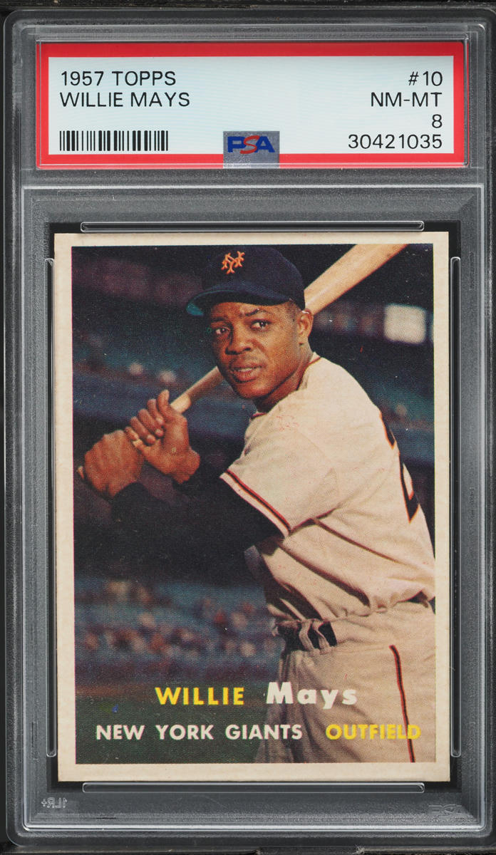 1957 Topps Willie Mays #10 PSA 8 NM-MT