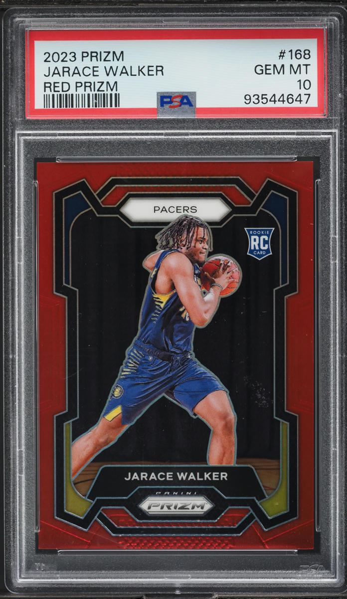 2023 Panini Prizm Red Jarace Walker ROOKIE /299 #168 PSA 10 GEM MINT