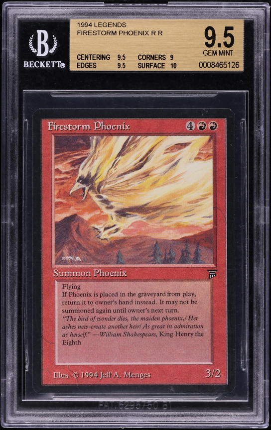 1994 Magic The Gathering MTG Revised Edition Mahamoti Djinn CGC 10