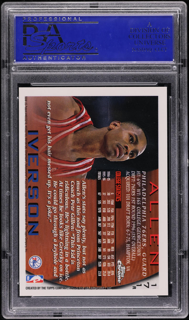 その他 ALLEN IVERSON Bowman Chrome REFRACTOR 2024 Topps Chrome Basketball Allen Iverson Green Refractor /99 | eBay