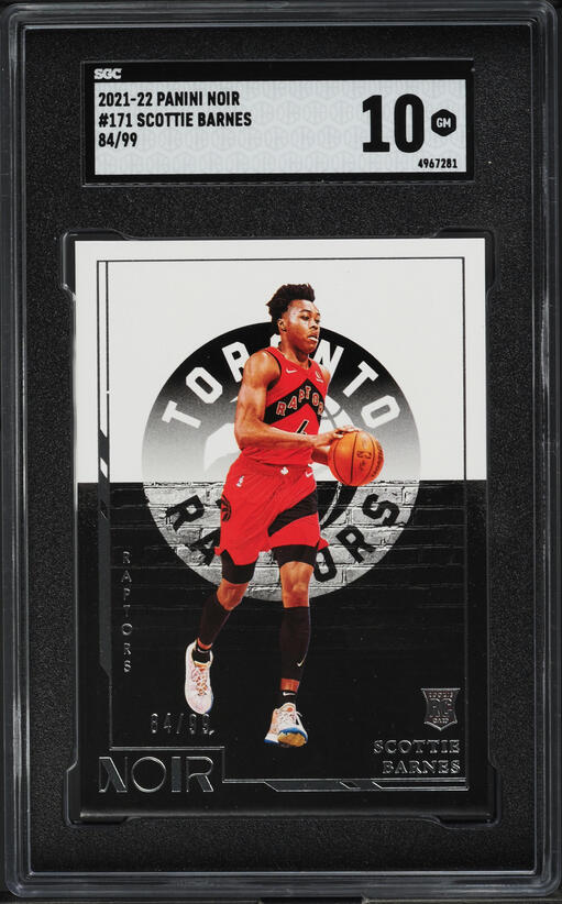 2024 Panini Prizm Black Mojo Scottie Barnes /25 #65 CGC AUTH on