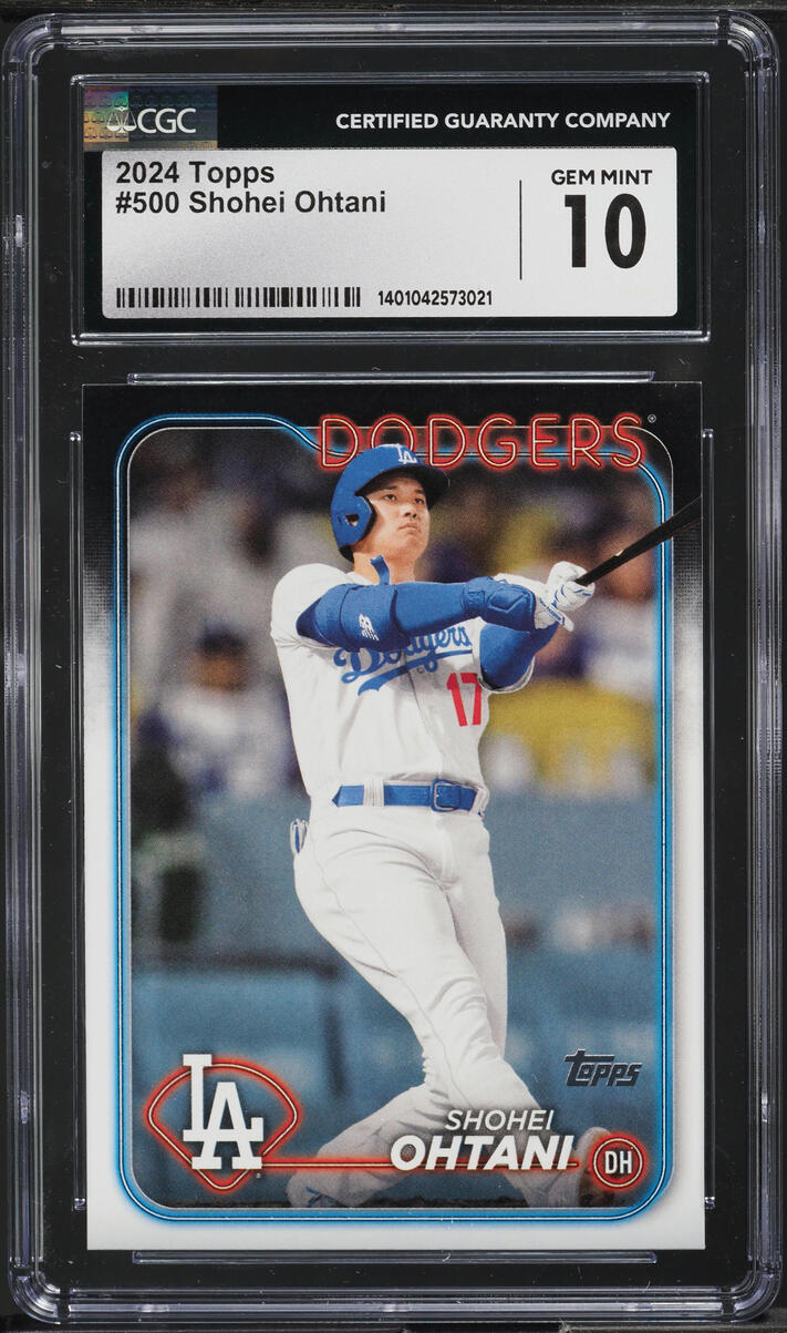 2024 Topps Shohei Ohtani #500 CGC 10 GEM MINT