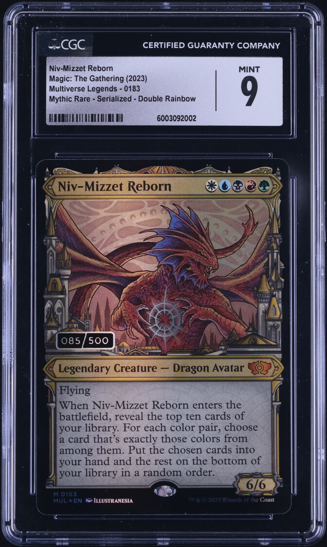 2023 MTG Multiverse Legends Serialized Double Rainbow Niv-Mizzet