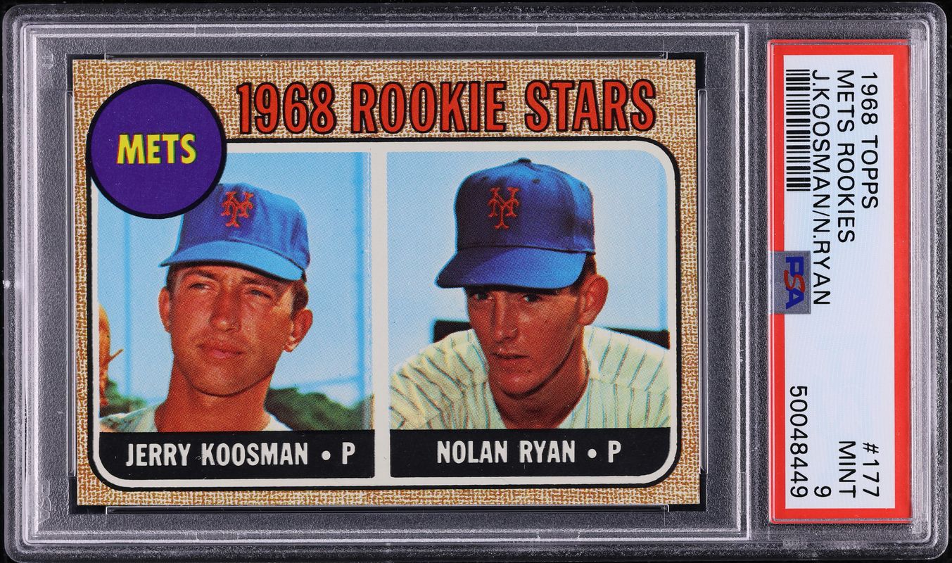 1968 Topps Nolan Ryan ROOKIE #177 PSA 9 MINT