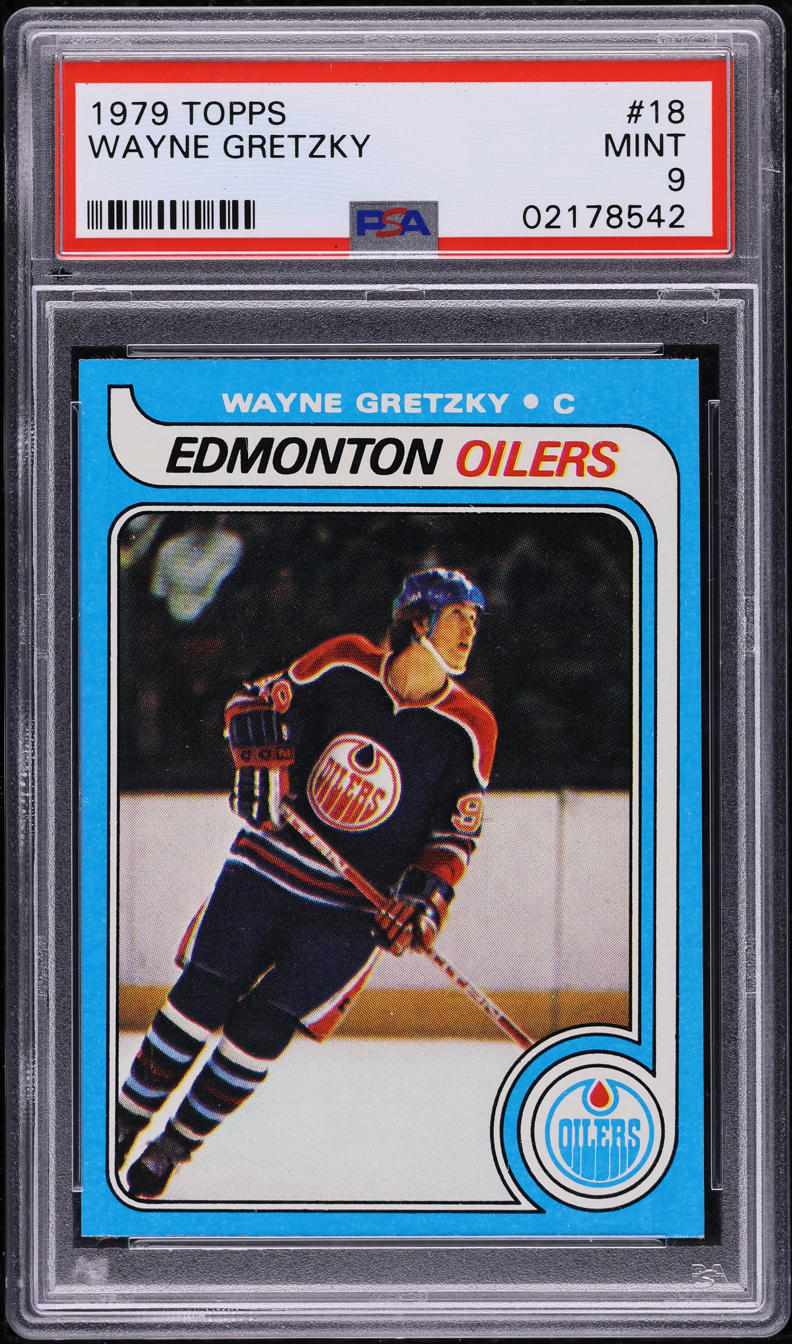 1979 Topps Hockey Wayne Gretzky ROOKIE #18 PSA 9 MINT