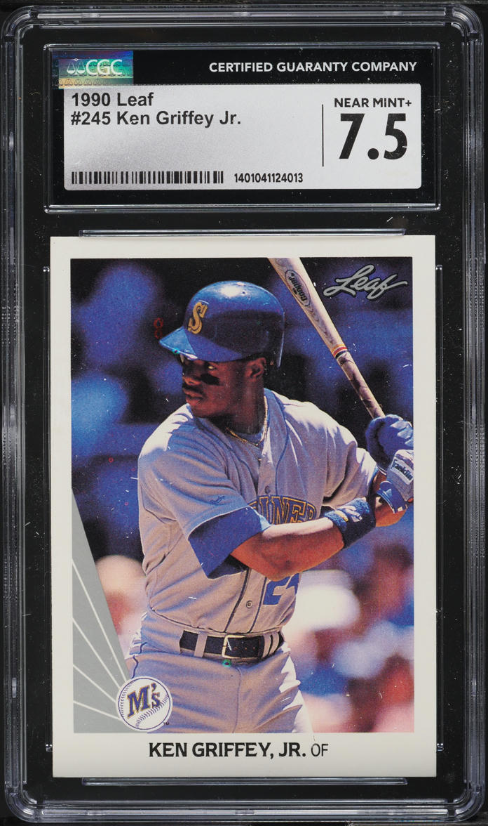 1990 Leaf Ken Griffey Jr. #245 CGC 7.5 NRMT+