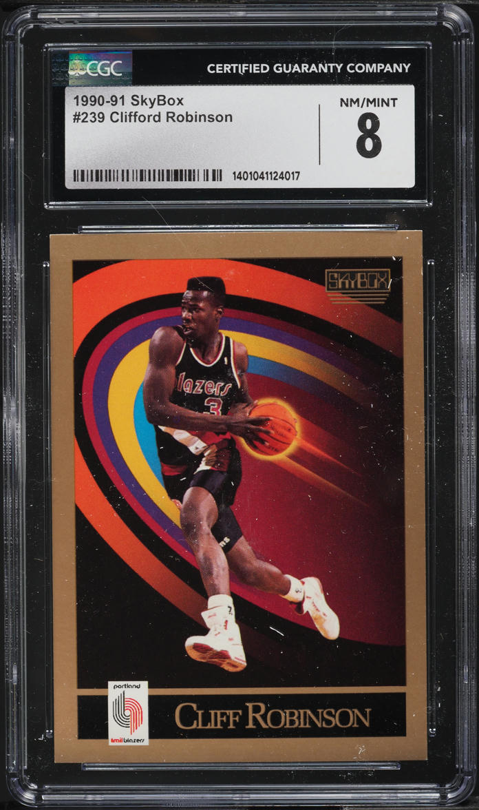 1990 Skybox Clifford Robinson #239 CGC 8 NM-MT