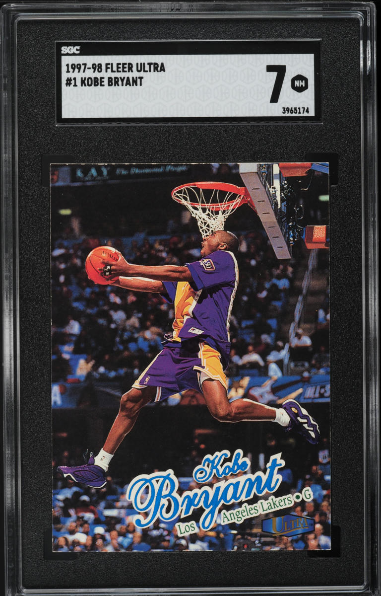 1997 Ultra Basketball Kobe Bryant #1 SGC 7 NRMT