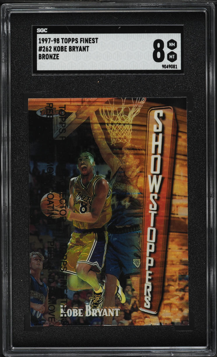 1997 Finest Bronze w/ Coating Kobe Bryant #262 SGC 8 NM-MT
