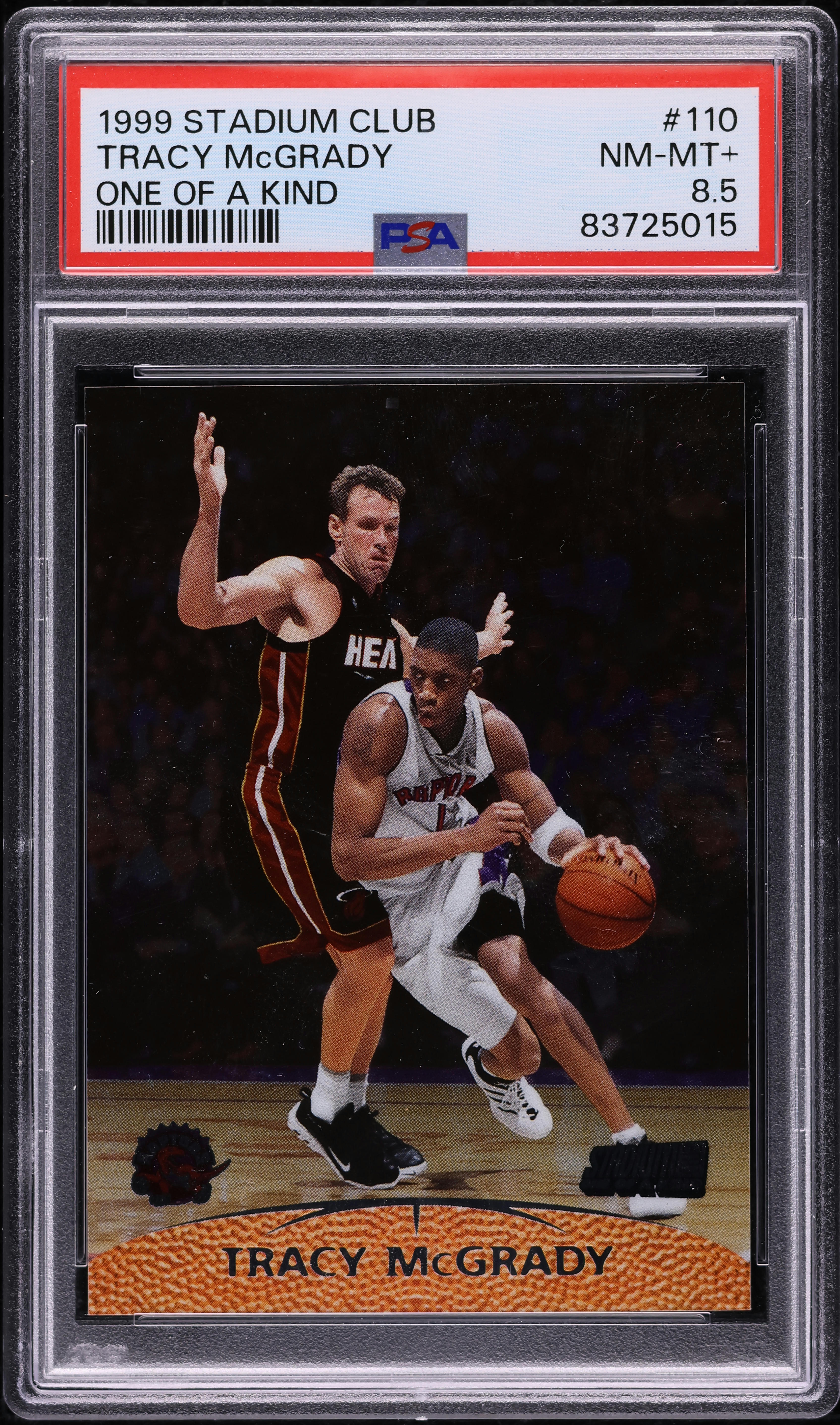 1999 Topps Stadium Club Basketball One of a Kind Tracy McGrady #110 PSA 8.5