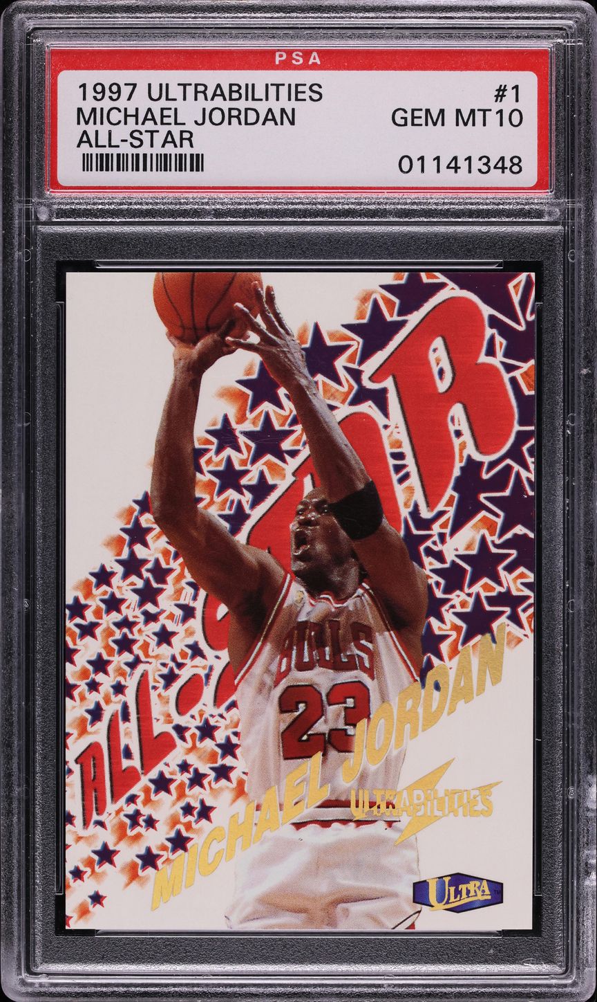 1997 Ultra Ultrabilities All-Star Michael Jordan #1 PSA 10 GEM MINT