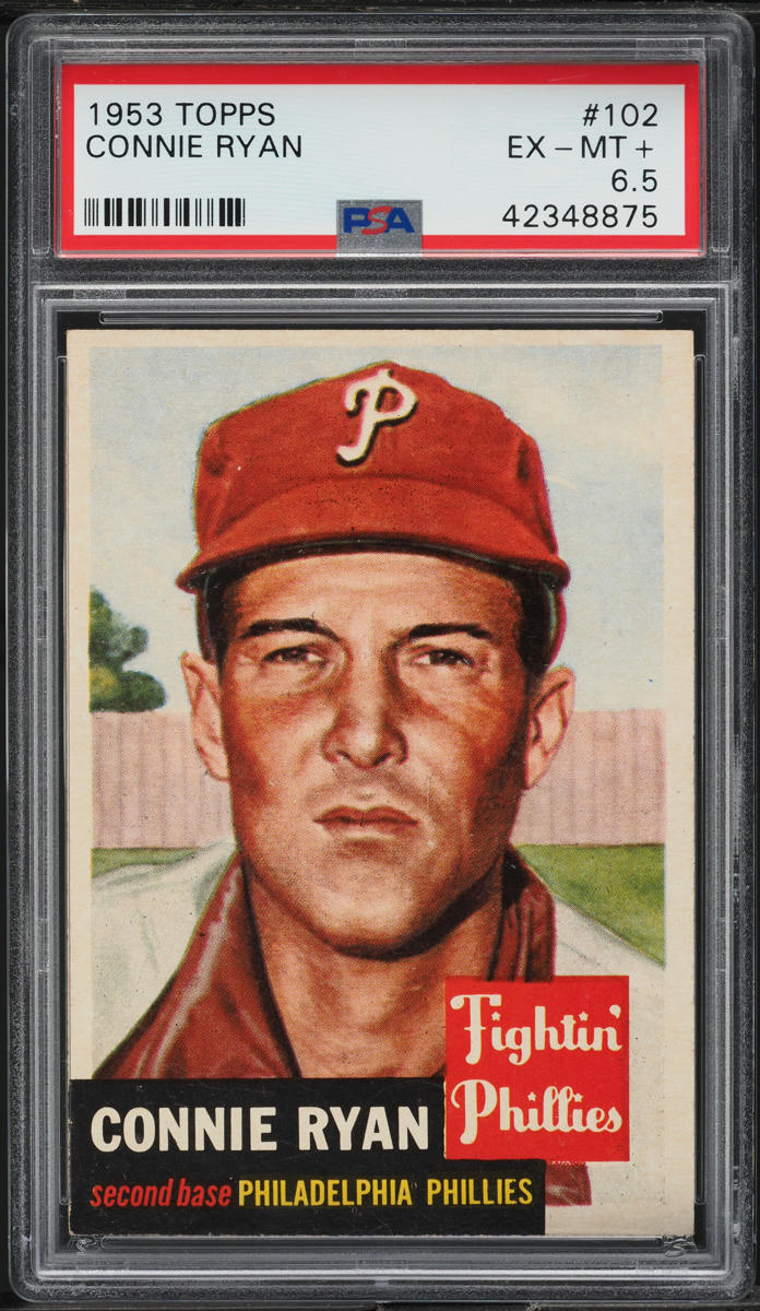 1953 Topps Connie Ryan #102 PSA 6.5 EXMT+