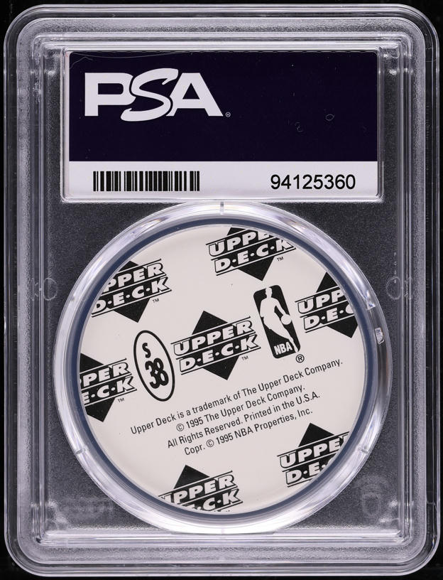 1995 Upper Deck Jordan Milk Caps Foil Michael Jordan #S38 PSA 9