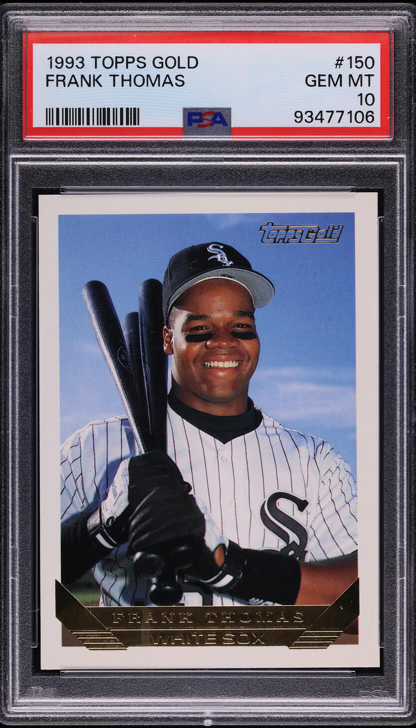1993 Topps Gold Frank Thomas #150 PSA 10 GEM MINT