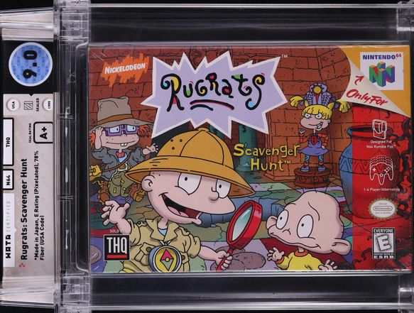 Rugrats: Scavenger Hunt (Nintendo 64 N64) WATA 9.0 A+