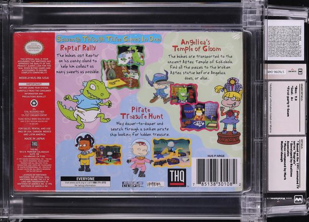 Rugrats: Scavenger Hunt (Nintendo 64 N64) WATA 9.0 A+