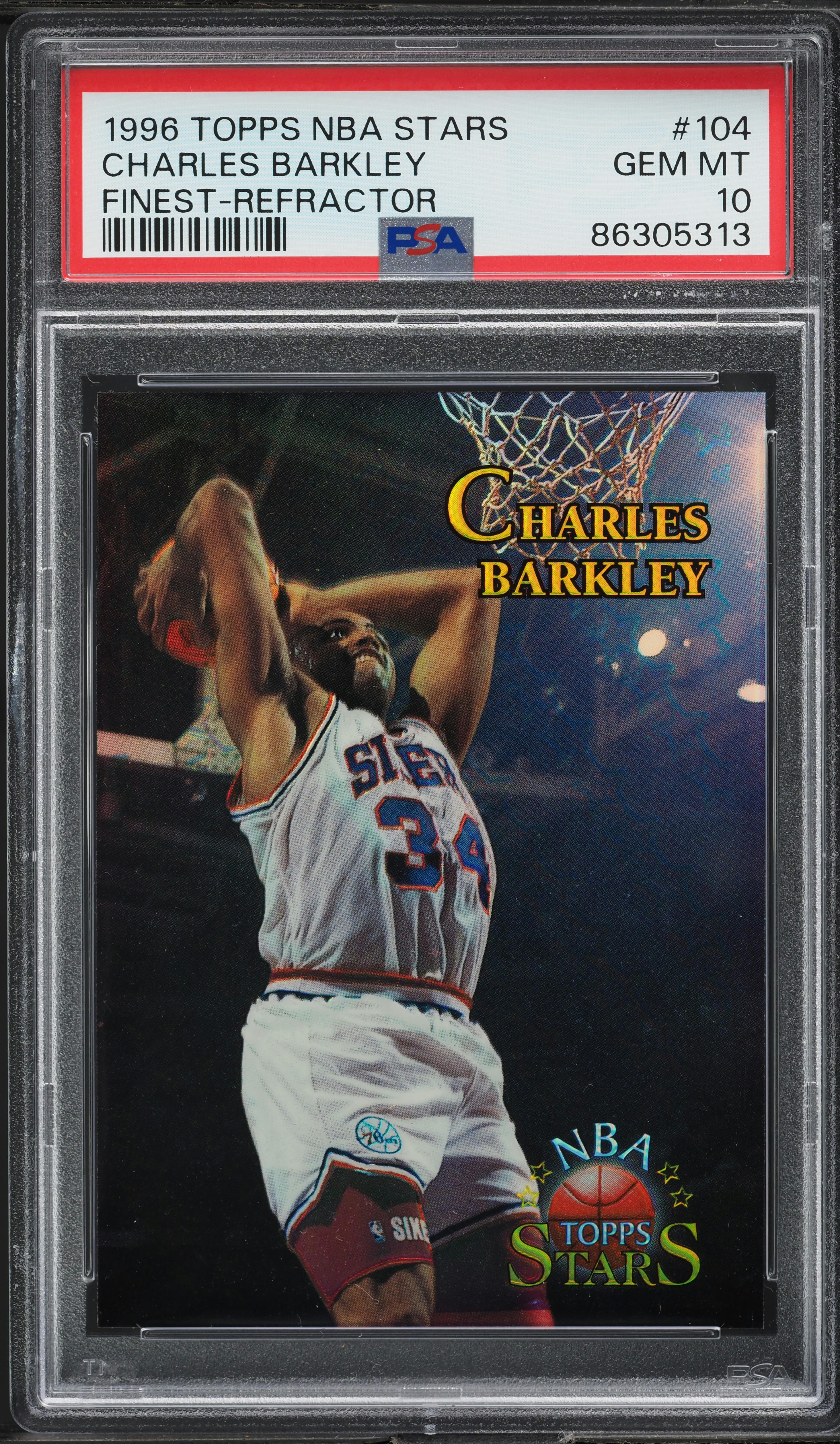 NBA Charles Barkley Gold Refractor