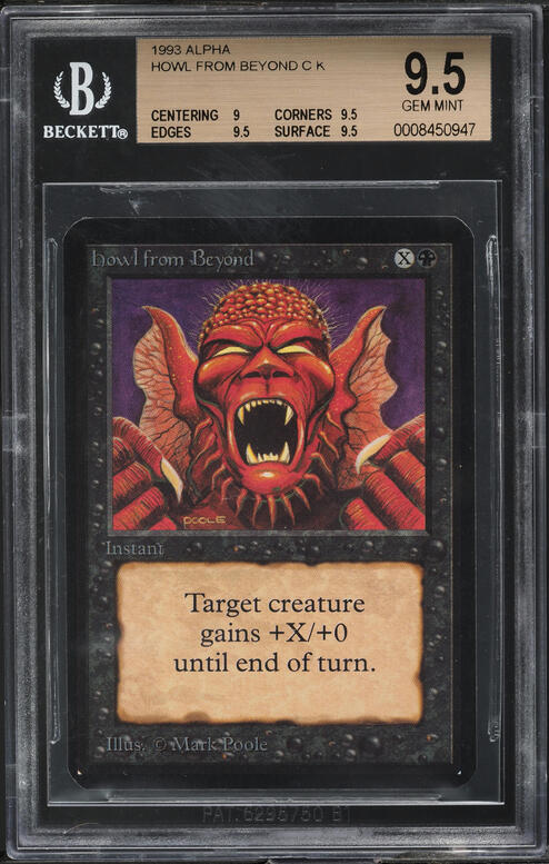 1993 Magic The Gathering MTG Alpha Copper Tablet U A BGS 9.5 GEM