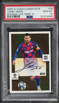 2020 Panini Colecciones Este La Liga Lionel Messi #16 PSA 10 GEM