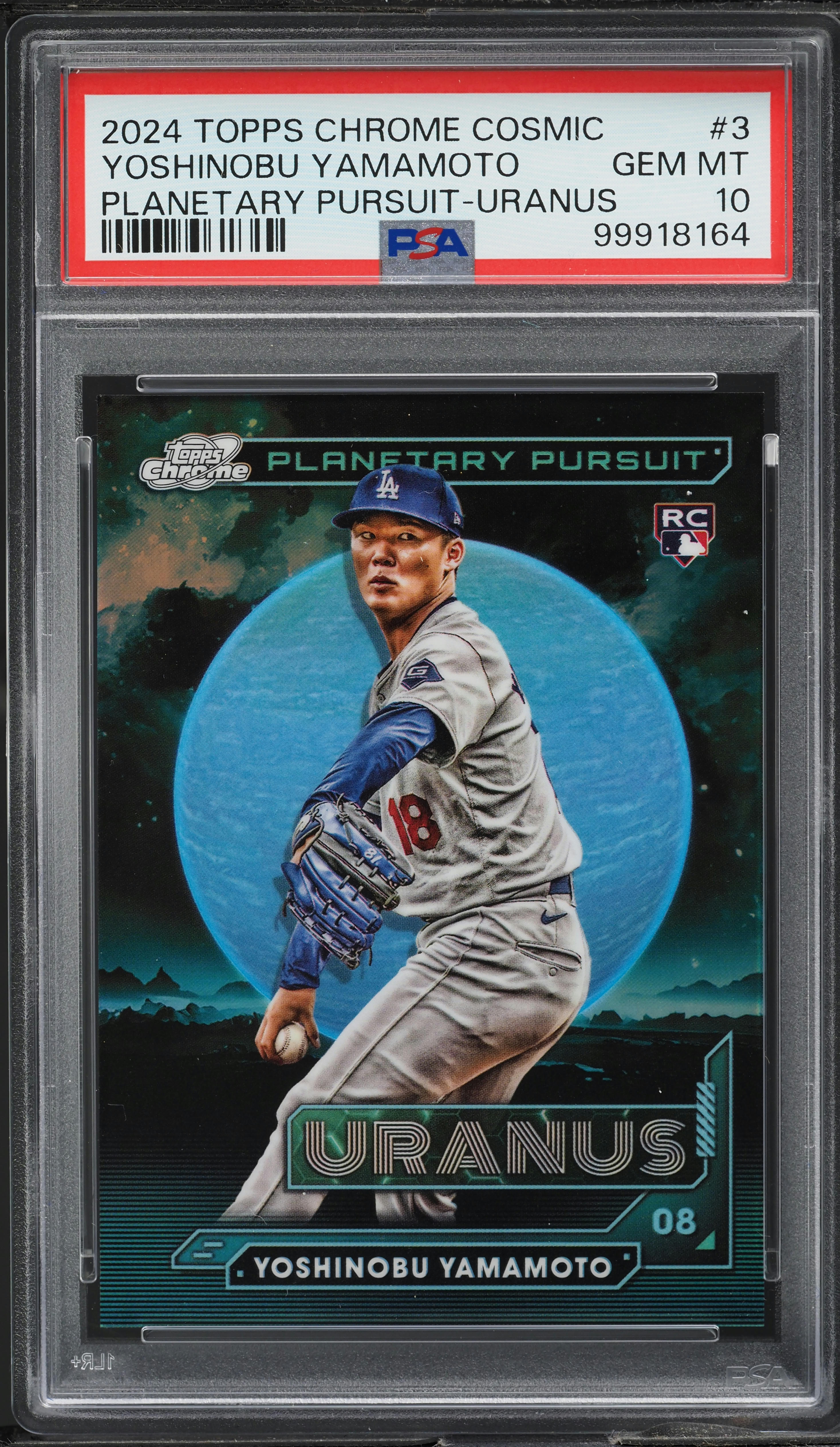 2024 Topps Chrome Cosmic Planetary Pursuit Uranus Yoshinobu